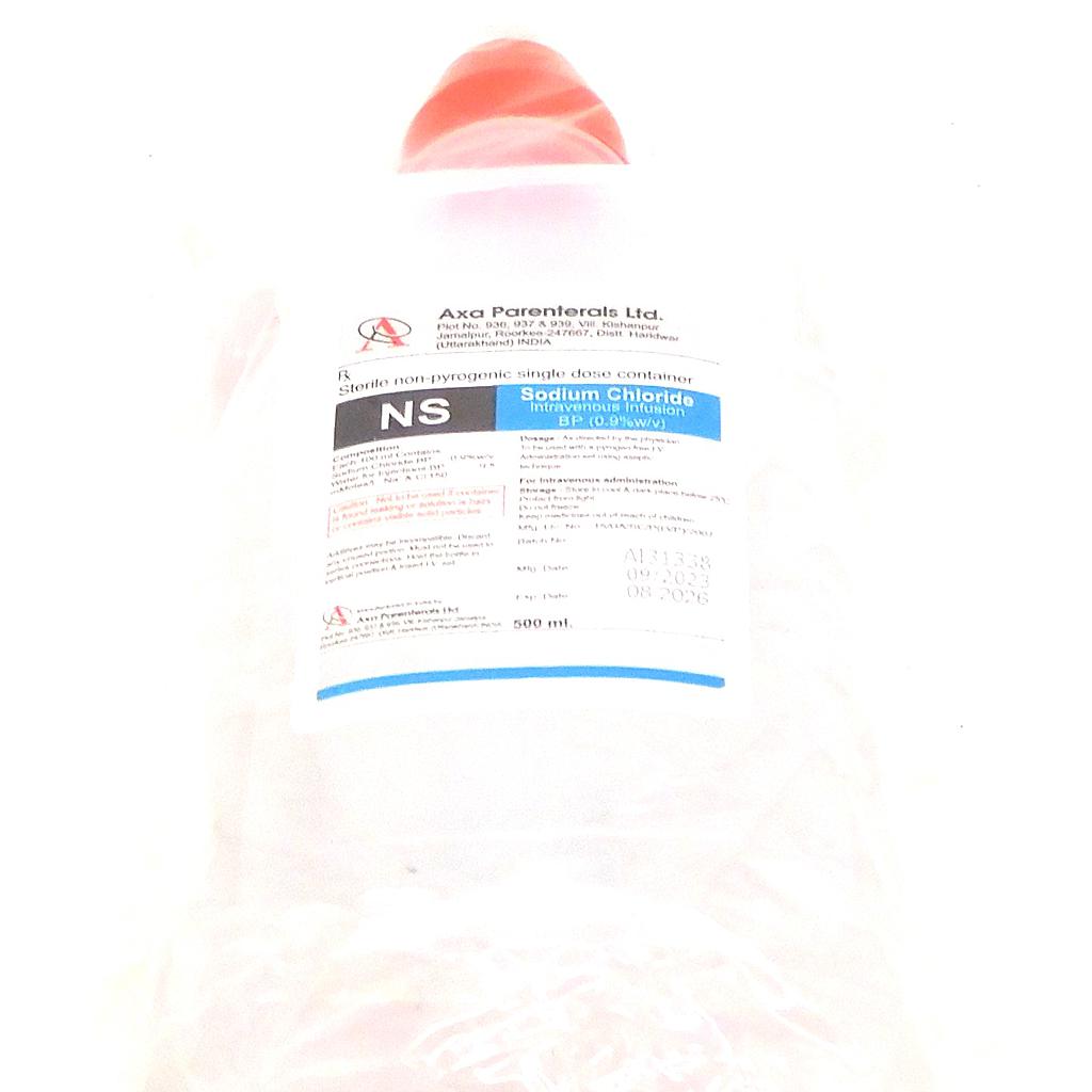 Normal Saline 500ml (Axa Parenterals)