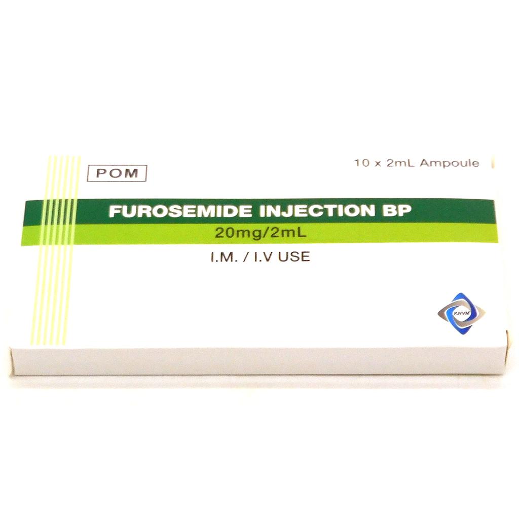 Furosemide 20mg/2ml Injection (KNVM)