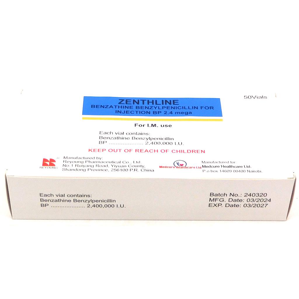 Benzathine Penicillin 2.4 Injection Vial (Zenthline)
