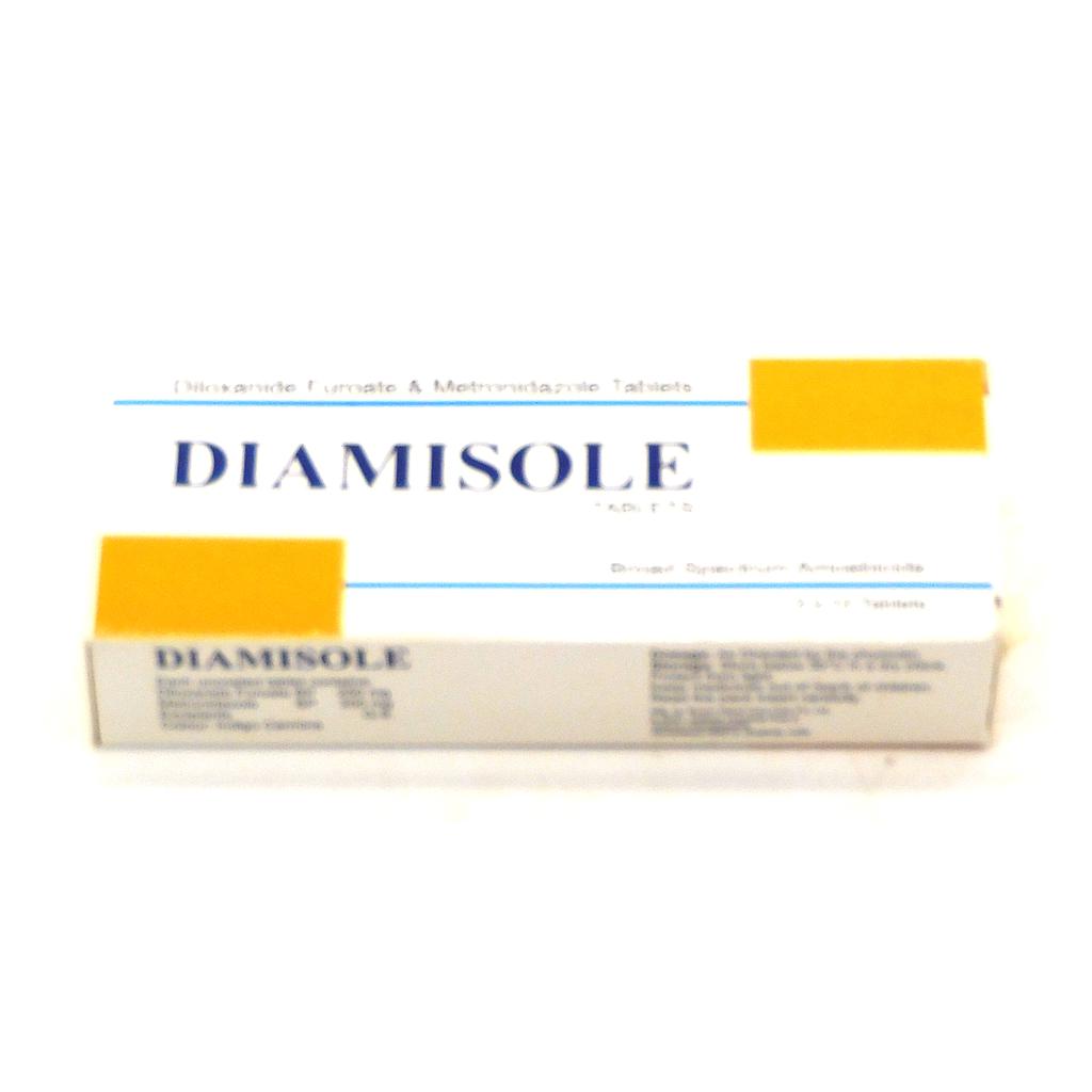 Metronidazole/Diloxanide 200/250mg Tablets (Diamisole)