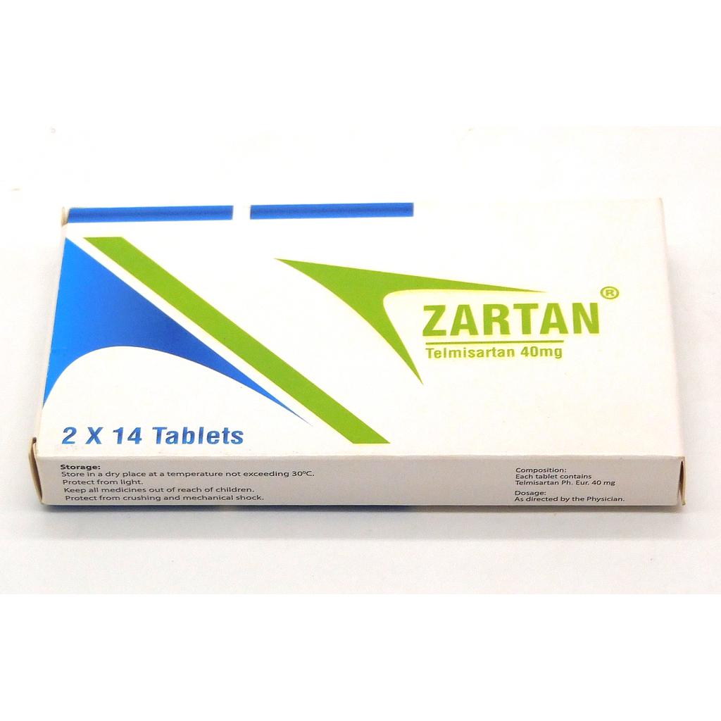 Telmisartan 40mg Tablets (Zartan)