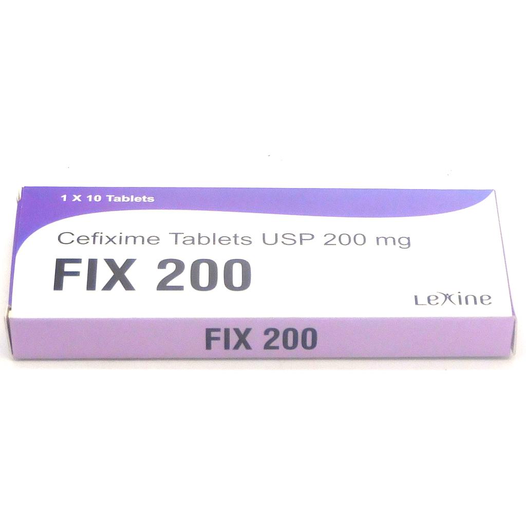 Cefixime 200mg Tablets (Fix 200)