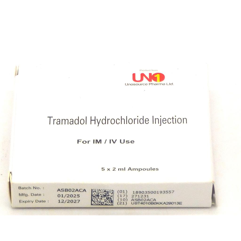 Tramadol Injection 2ml (Tradmin)