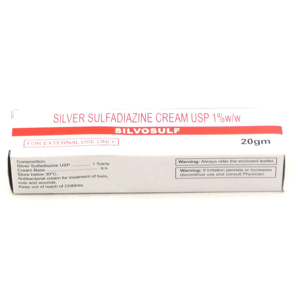 Silver Sulfadiazine Cream 15g (Silvosulf)