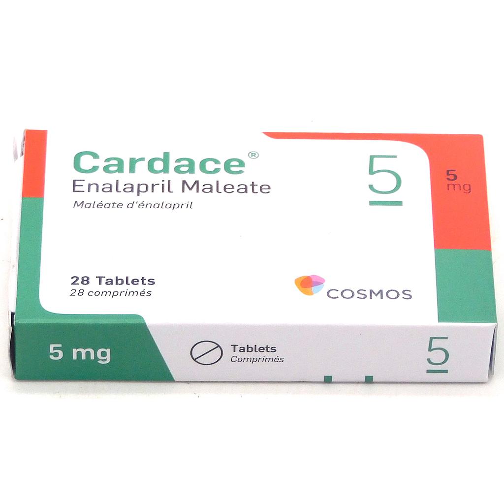 Enalapril 5mg Tablets (Cardace) 