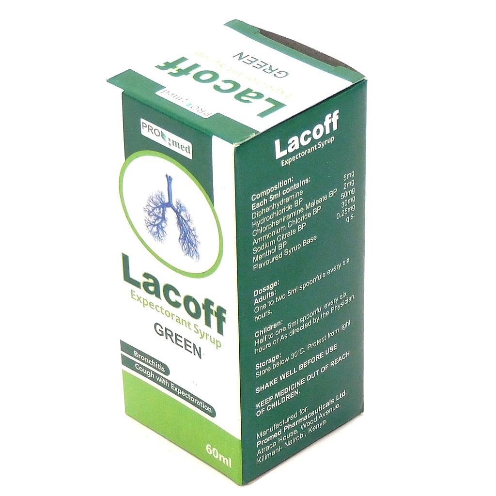 Lacoff 60ml Expectorant (Zain)