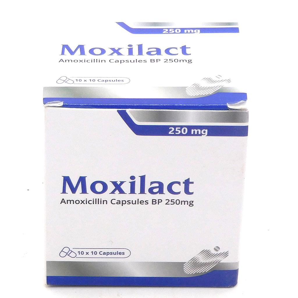 Amoxicillin 250mg Capsules (Moxilact)