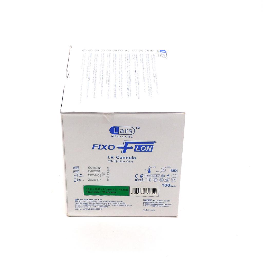 Cannula G18 - Green (Fixoflon)