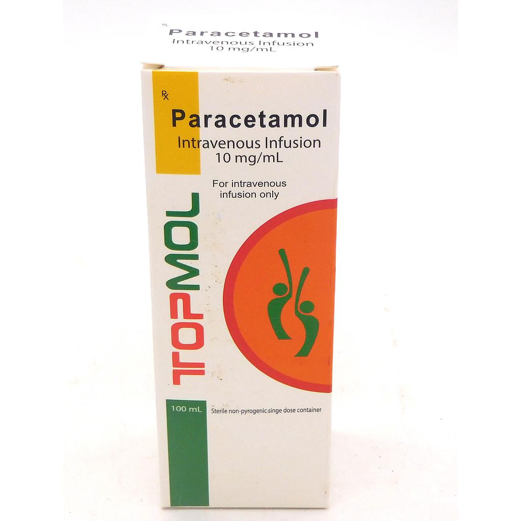 Paracetamol Infusion 100ml (TOPMOL)