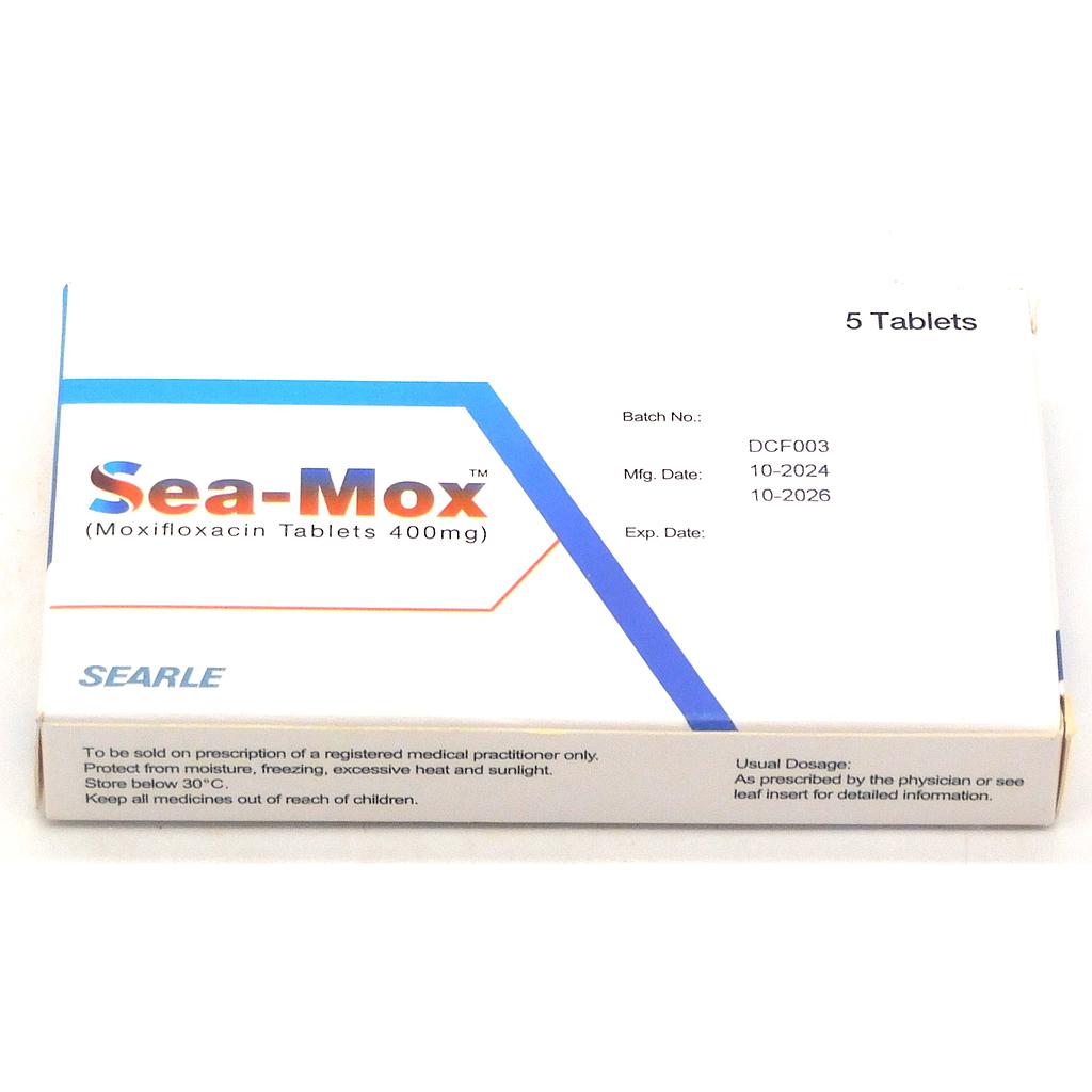 Moxifloxacin 400mg Tablets (Sea-mox)