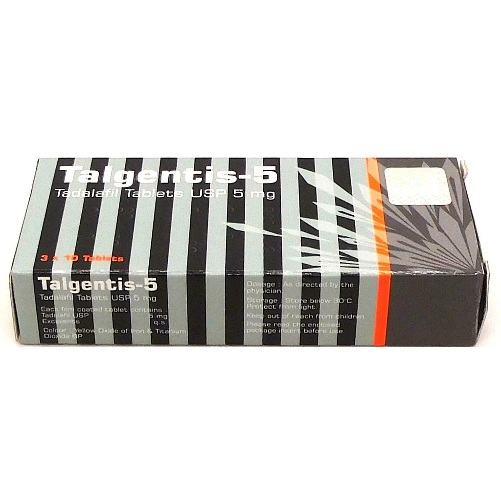 Tadalafil 5mg Tablets (Talgentis) 