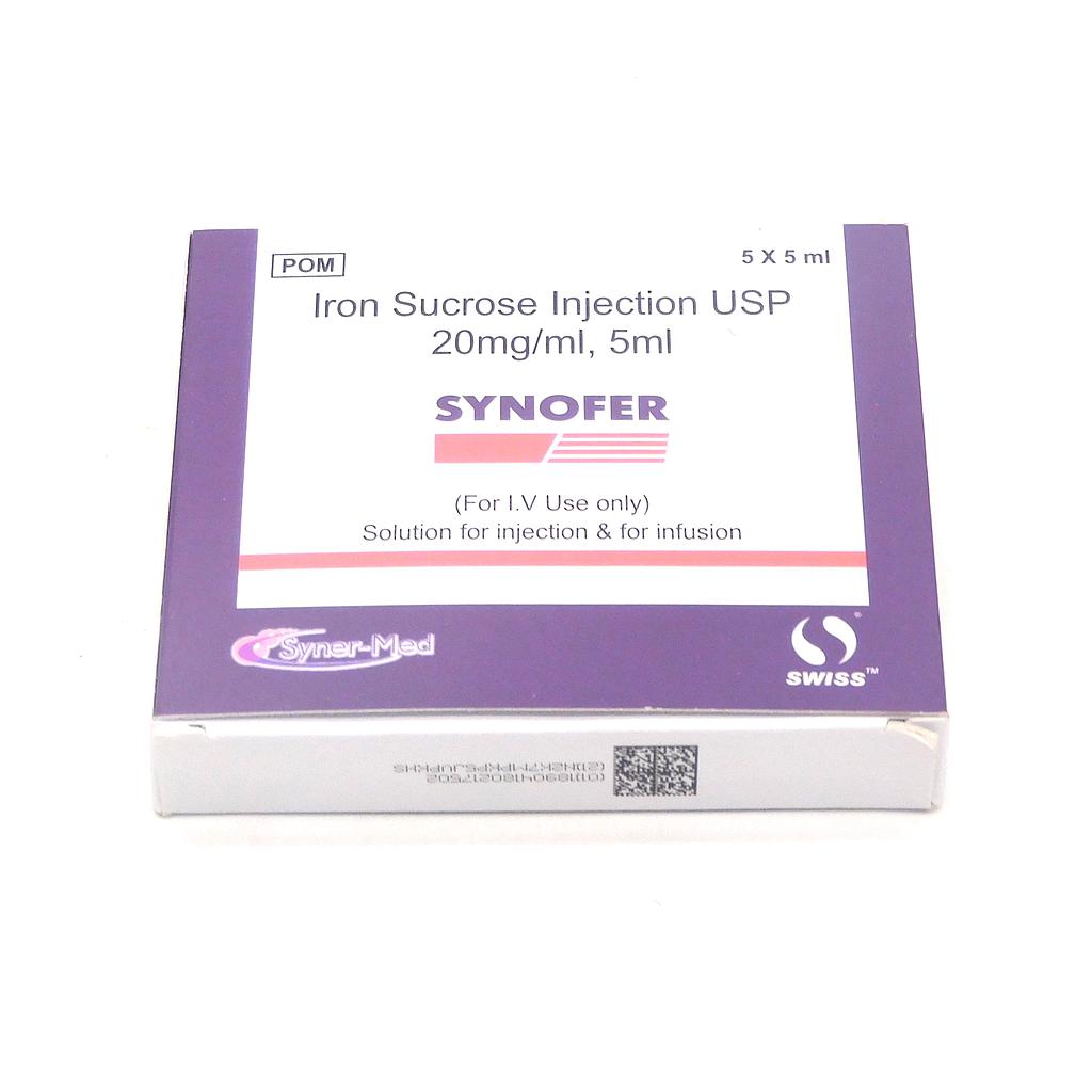 Iron Sucrose Injection (Synofer) 