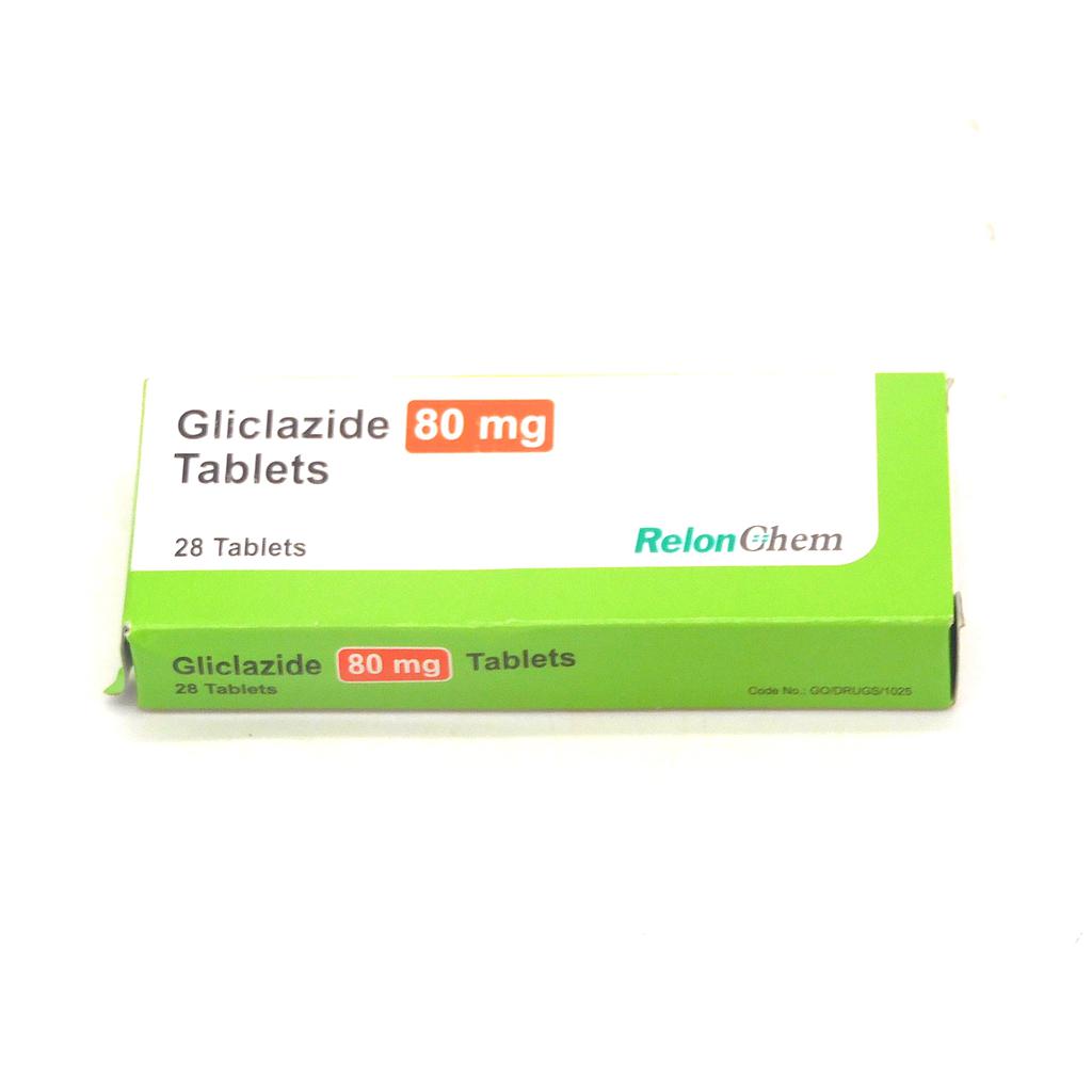 Gliclazide 80mg Tablets (Relon)