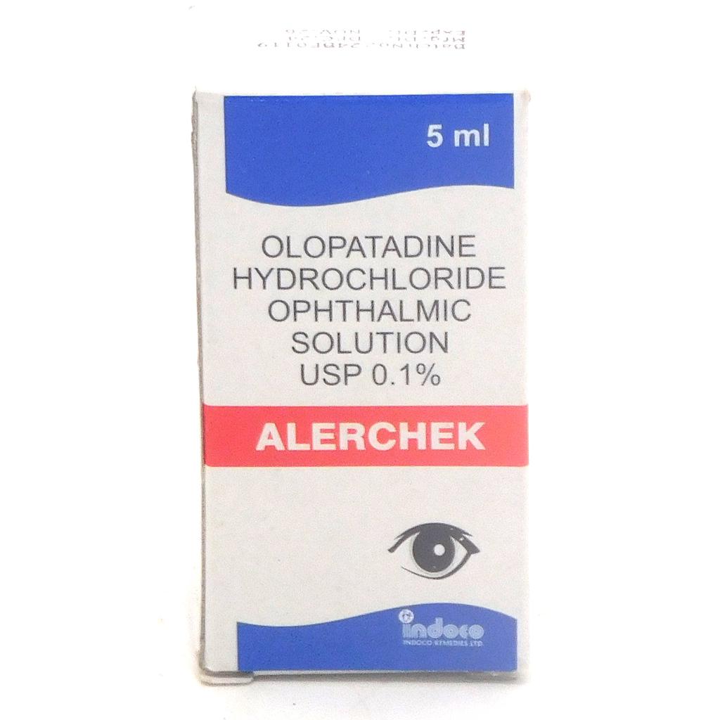 Olopatadine 0.1% w/v Eye Drops 5ml (Alerchek) 
