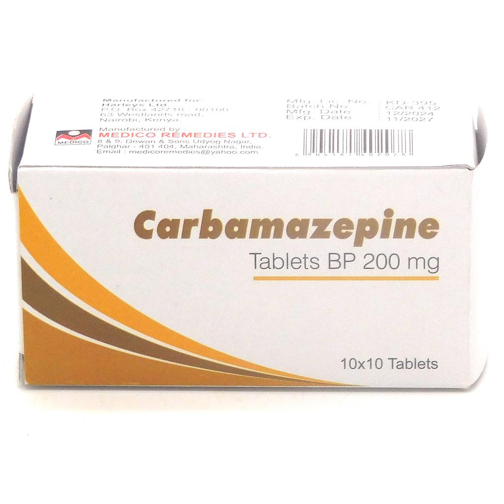Carbamazepine 200mg Tablets (Medico)