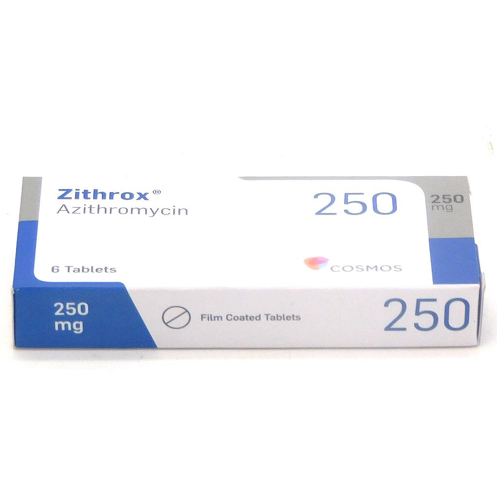 Azithromycin 250mg Tablets (Zithrox)