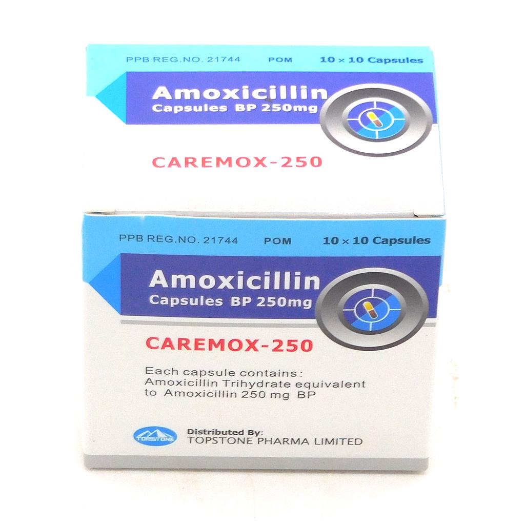 Amoxicillin 250mg Capsules (Caremox-250)