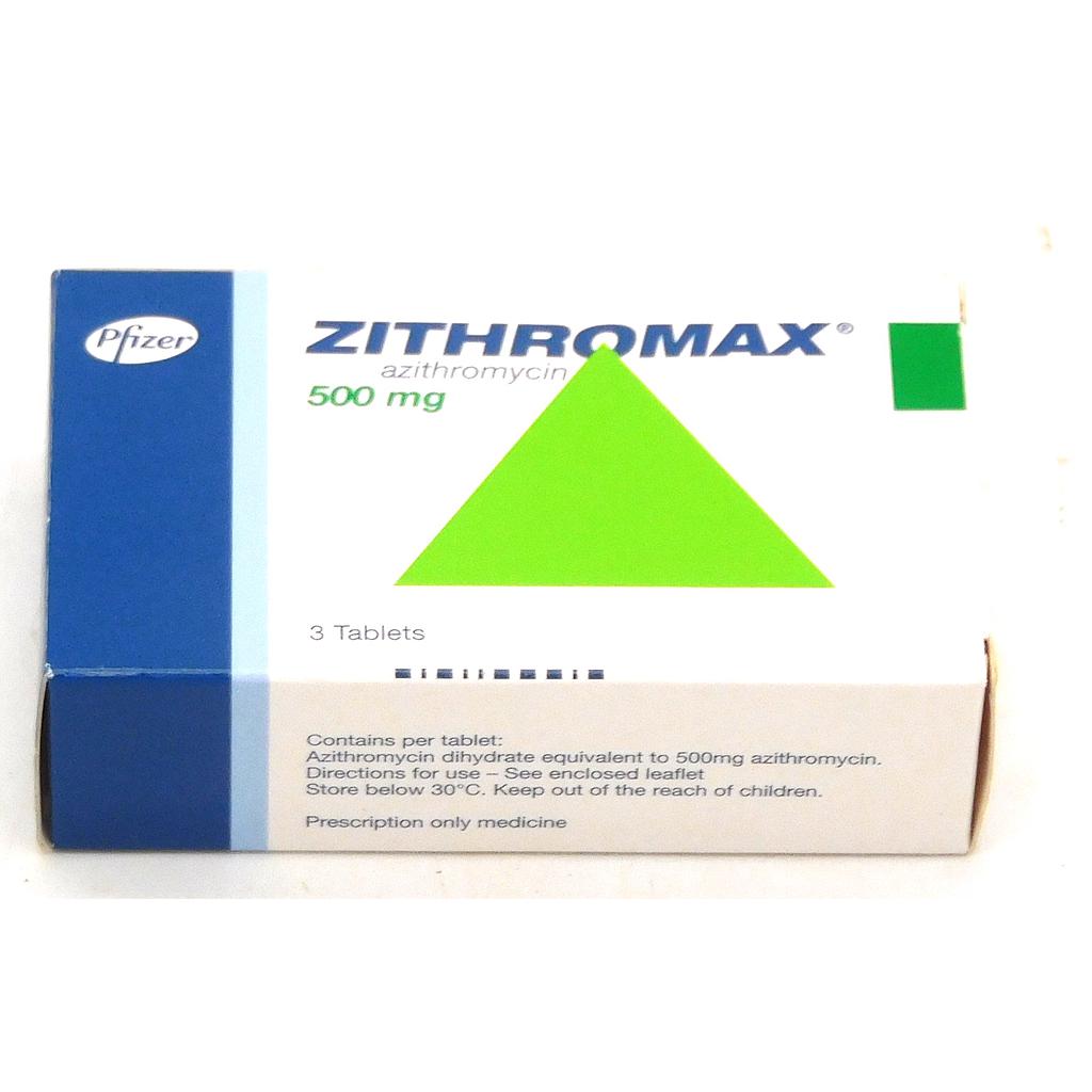 Azithromycin 500mg Tablets (Zithromax) 
