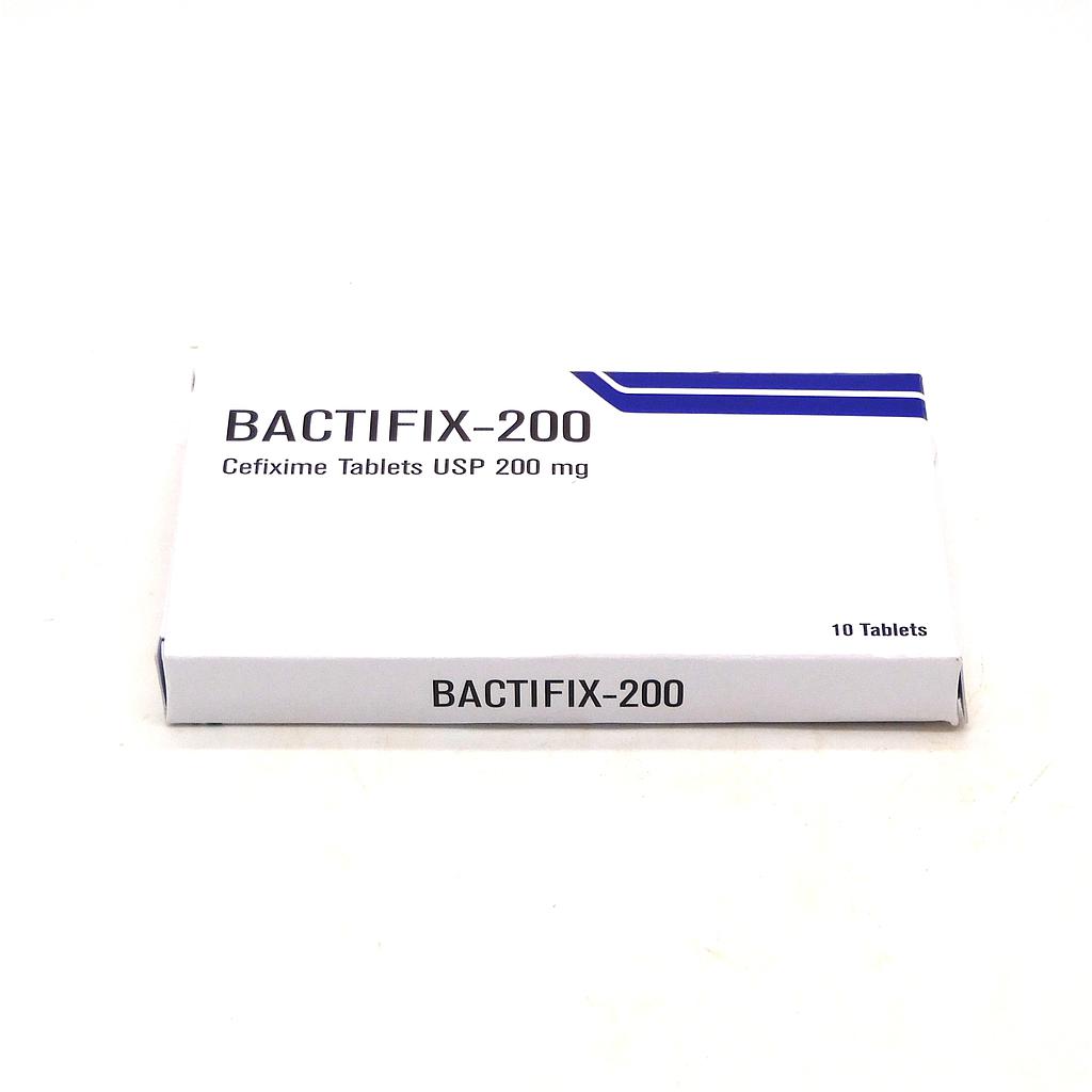Cefixime 200mg Tablets (Bactifix 200)