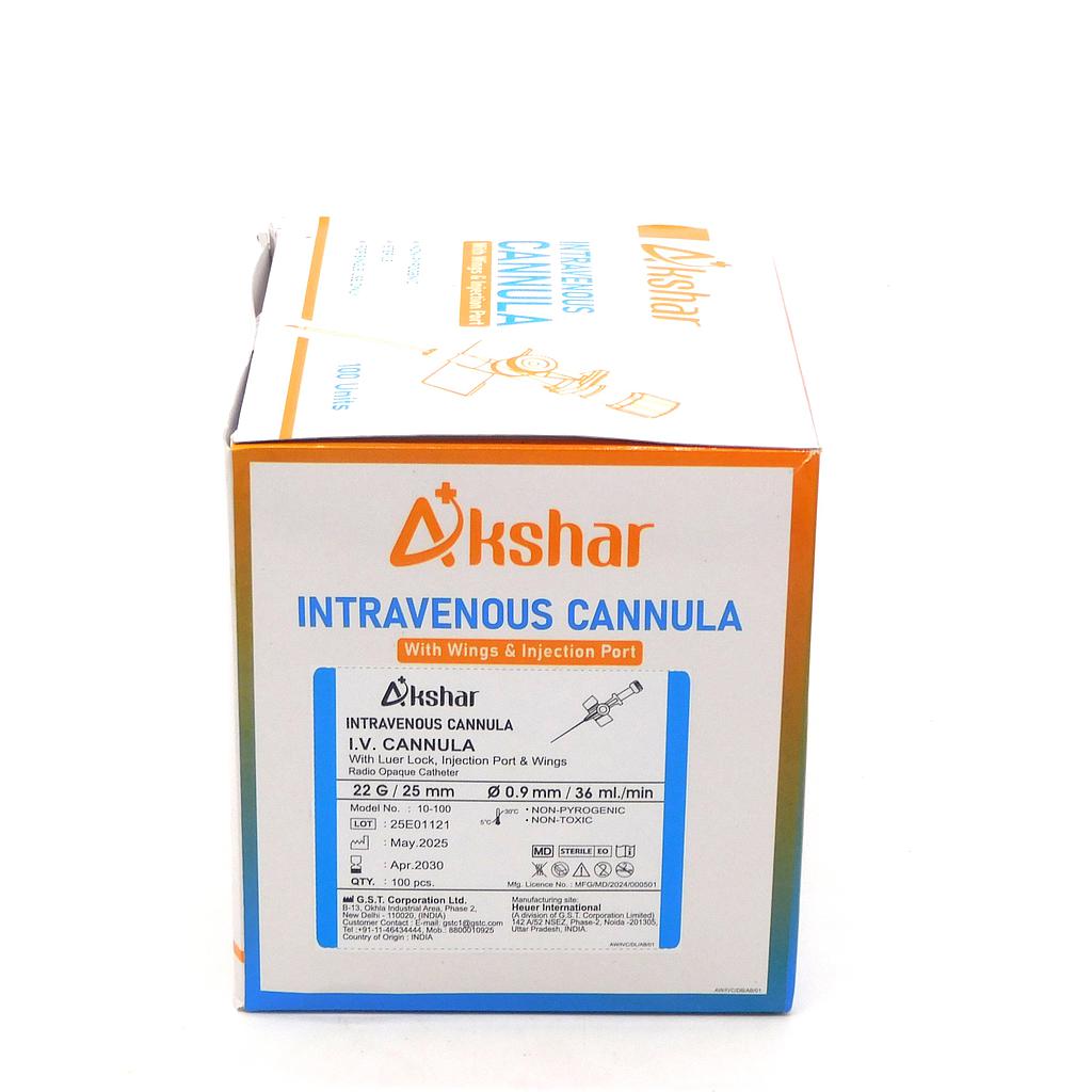 Cannula G22 - Blue (Akshar) 