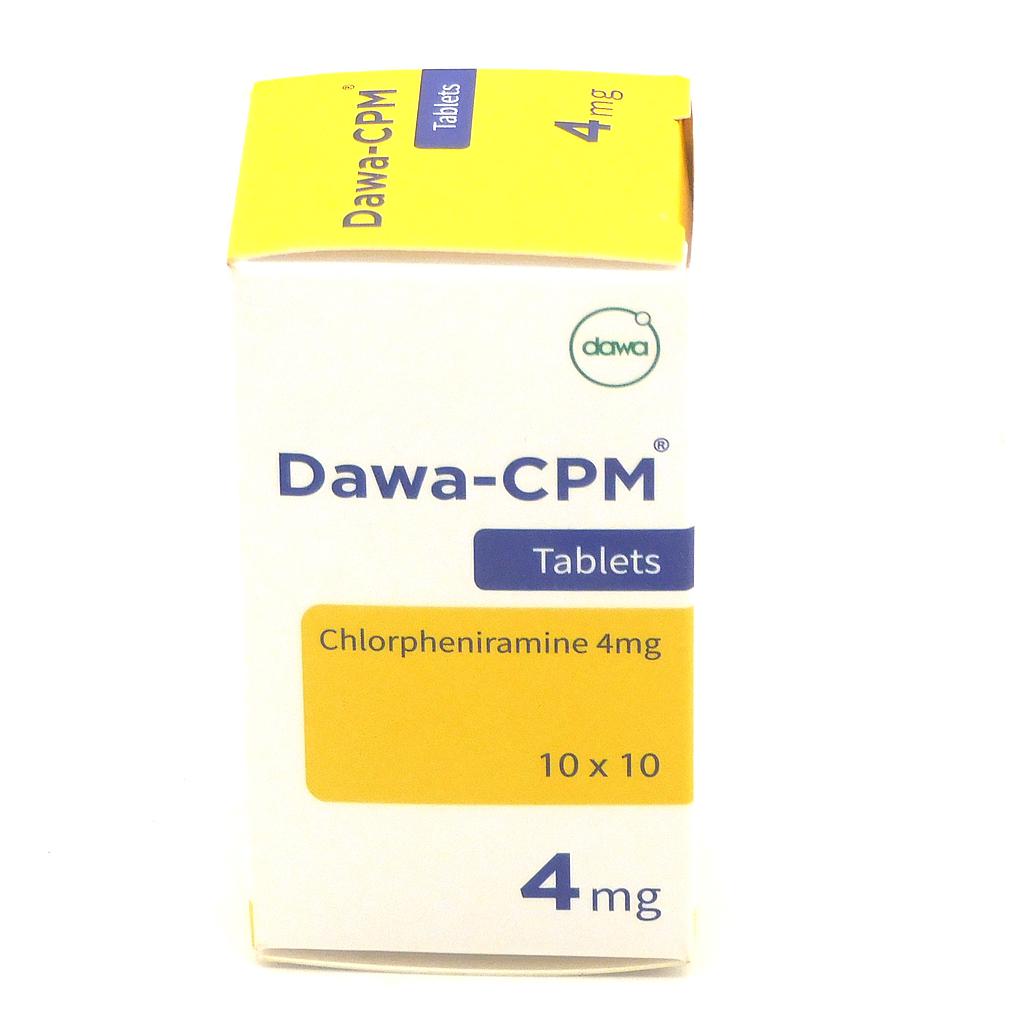 Chlorpheniramine 4mg Tablets Blister (Dawa-CPM)