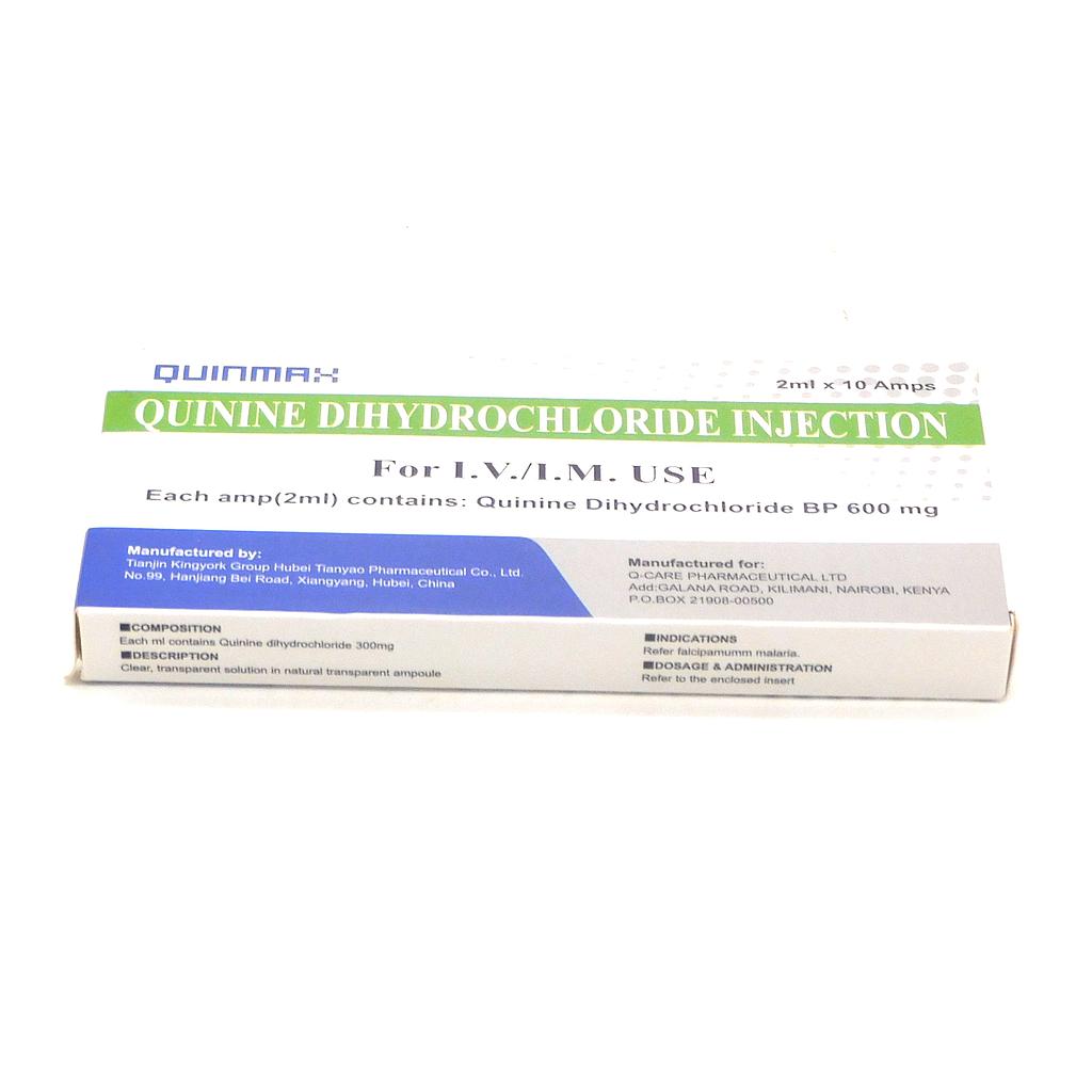 Quinine Injection 600mg/2ml (Quinmax)