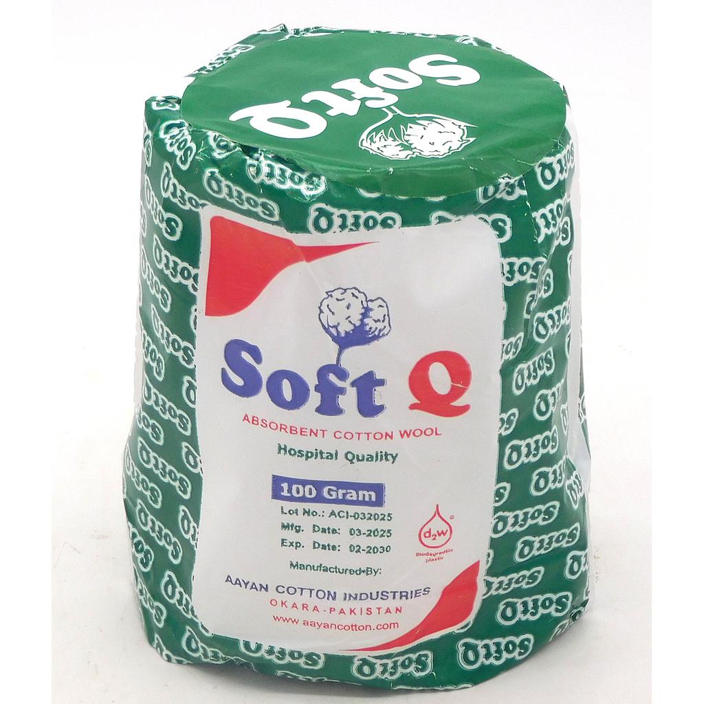 Cotton Wool 100g (Soft Q)