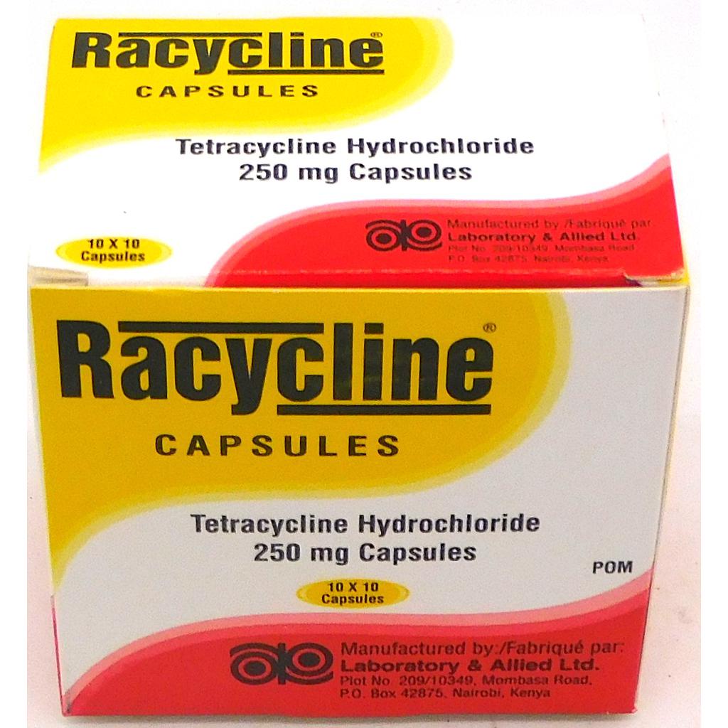 Tetracycline 250mg Capsules Blister (Racycline) 