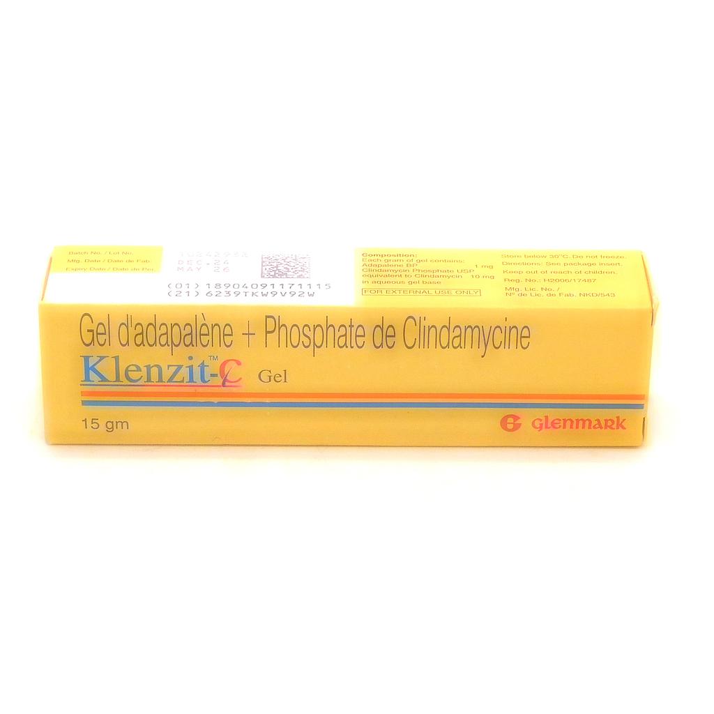 Adapaline 0.1%/Clindamycin 15g Gel (Klenzit C) 