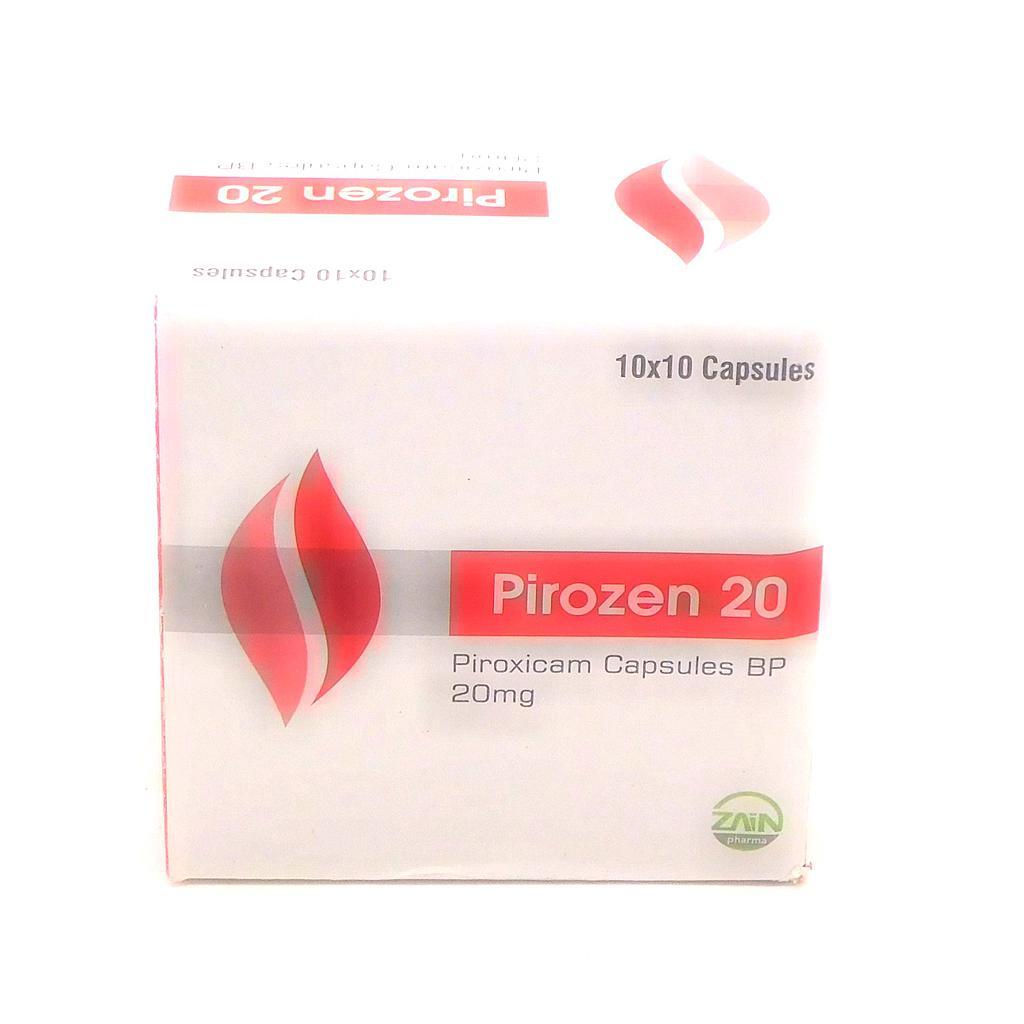 Piroxicam 20mg Capsule (Pirozen 20)