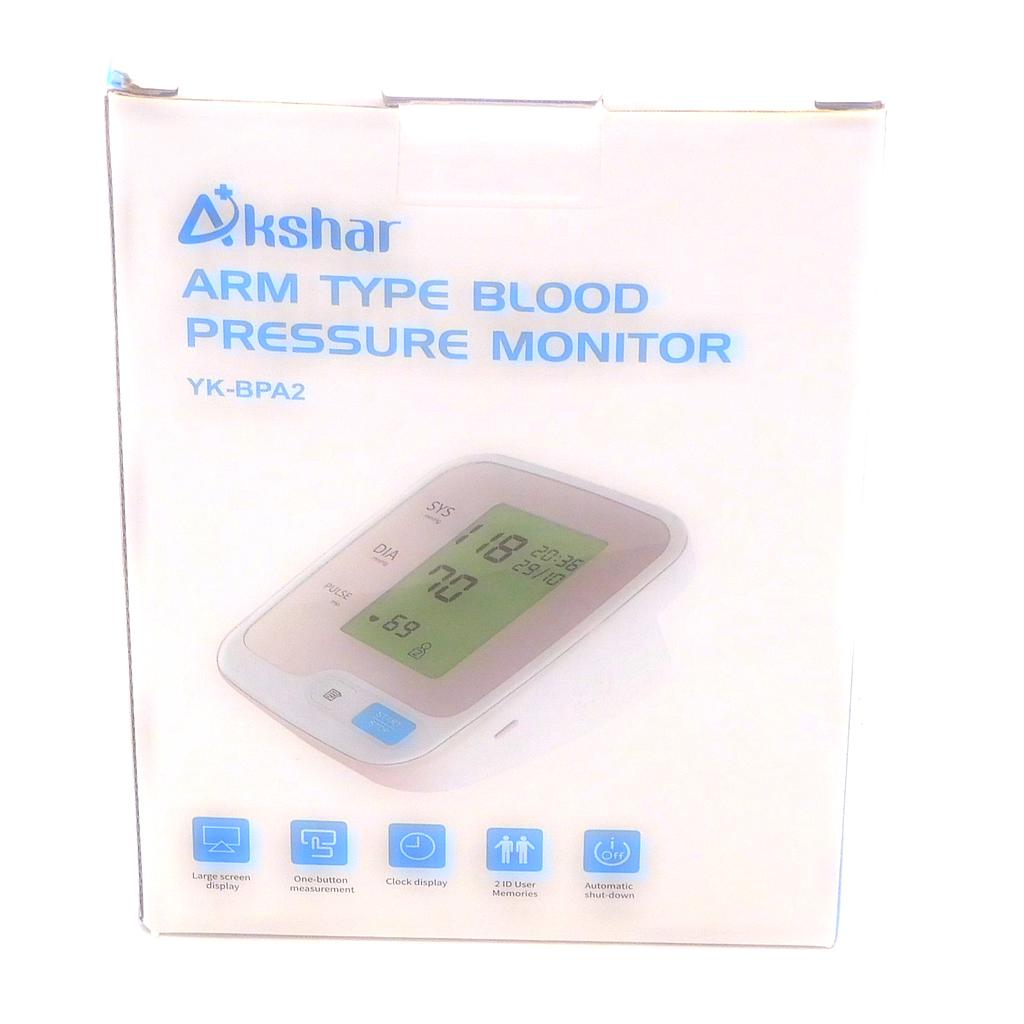 Upper Arm Blood Pressure Monitor (Akshar)