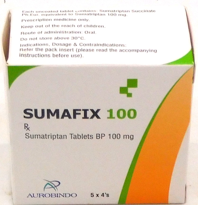 Sumatriptan 100mg (Sumafix)