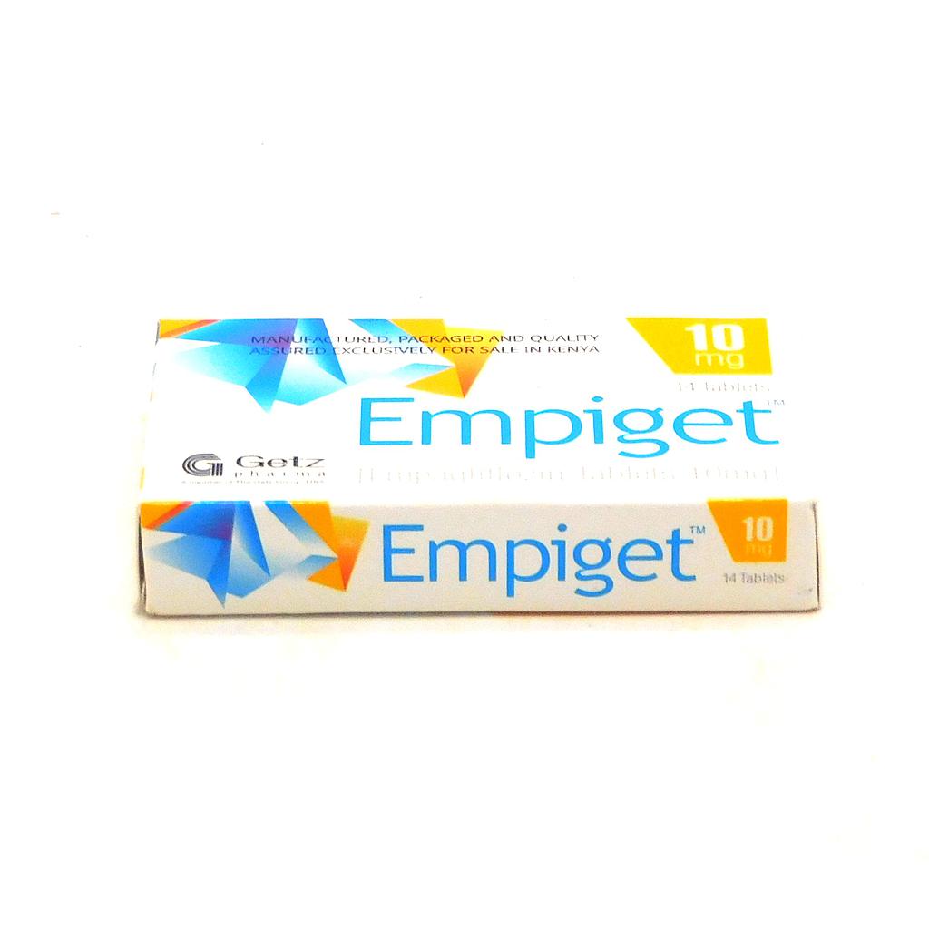 Empagliflozin 10mg Tablets (Empiget)  