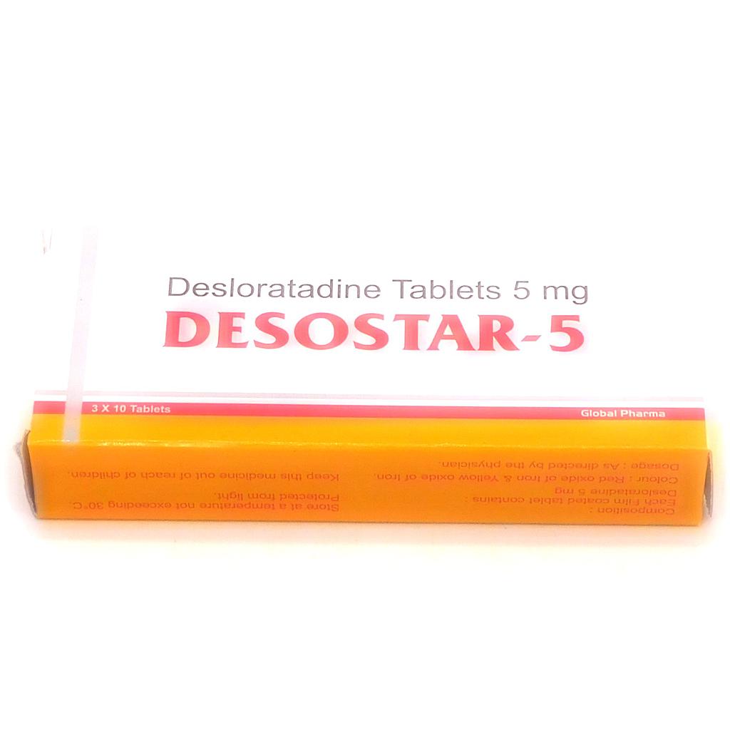Desloratidine 5mg Tablets (Desostar-5) 