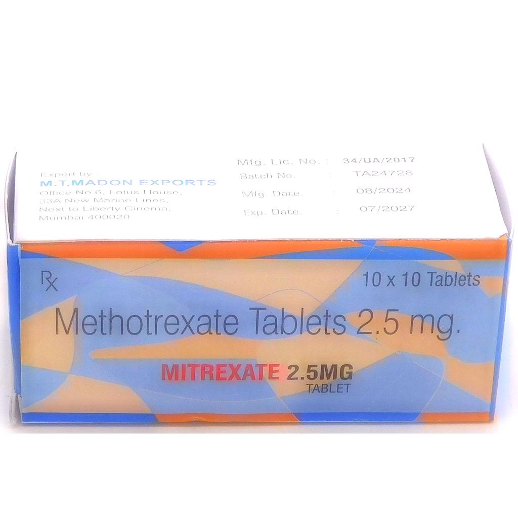 Methotrexate 2.5mg Tablets (Mitrexate)