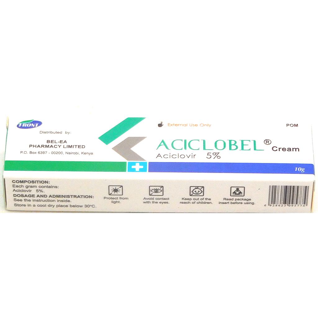 Acyclovir BP, 5% w/w Cream (Aciclobel)