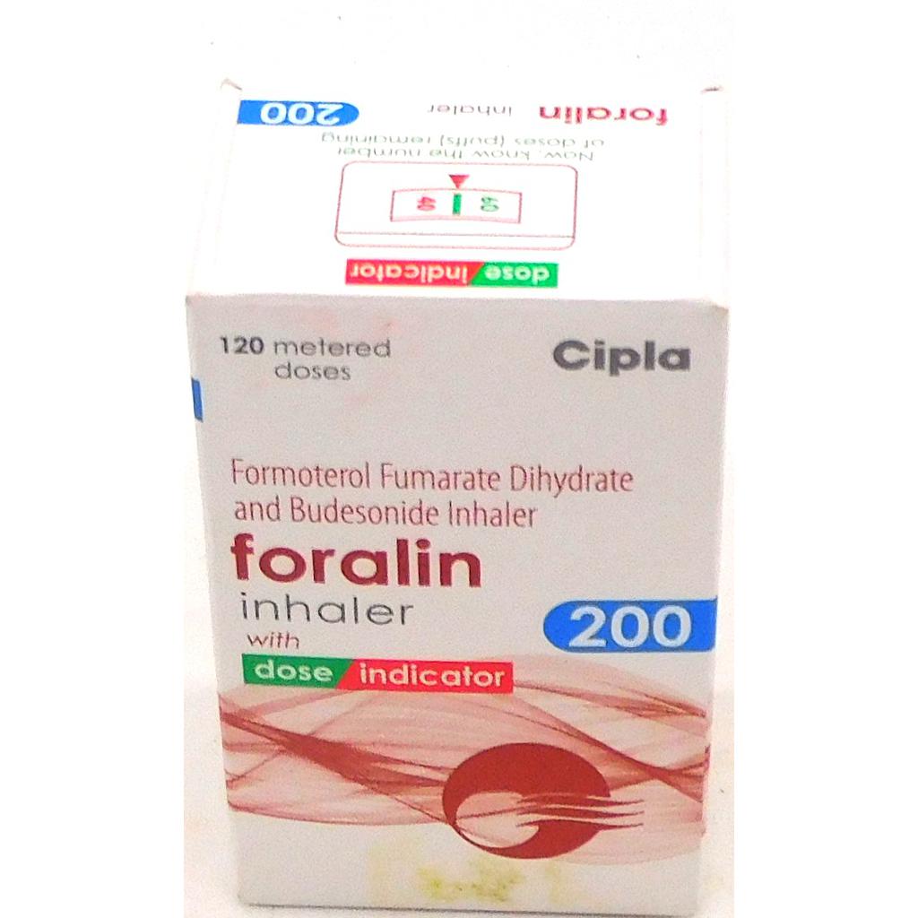 Formoterol Fumarate/Budesonide 200 Inhaler (Foralin) 