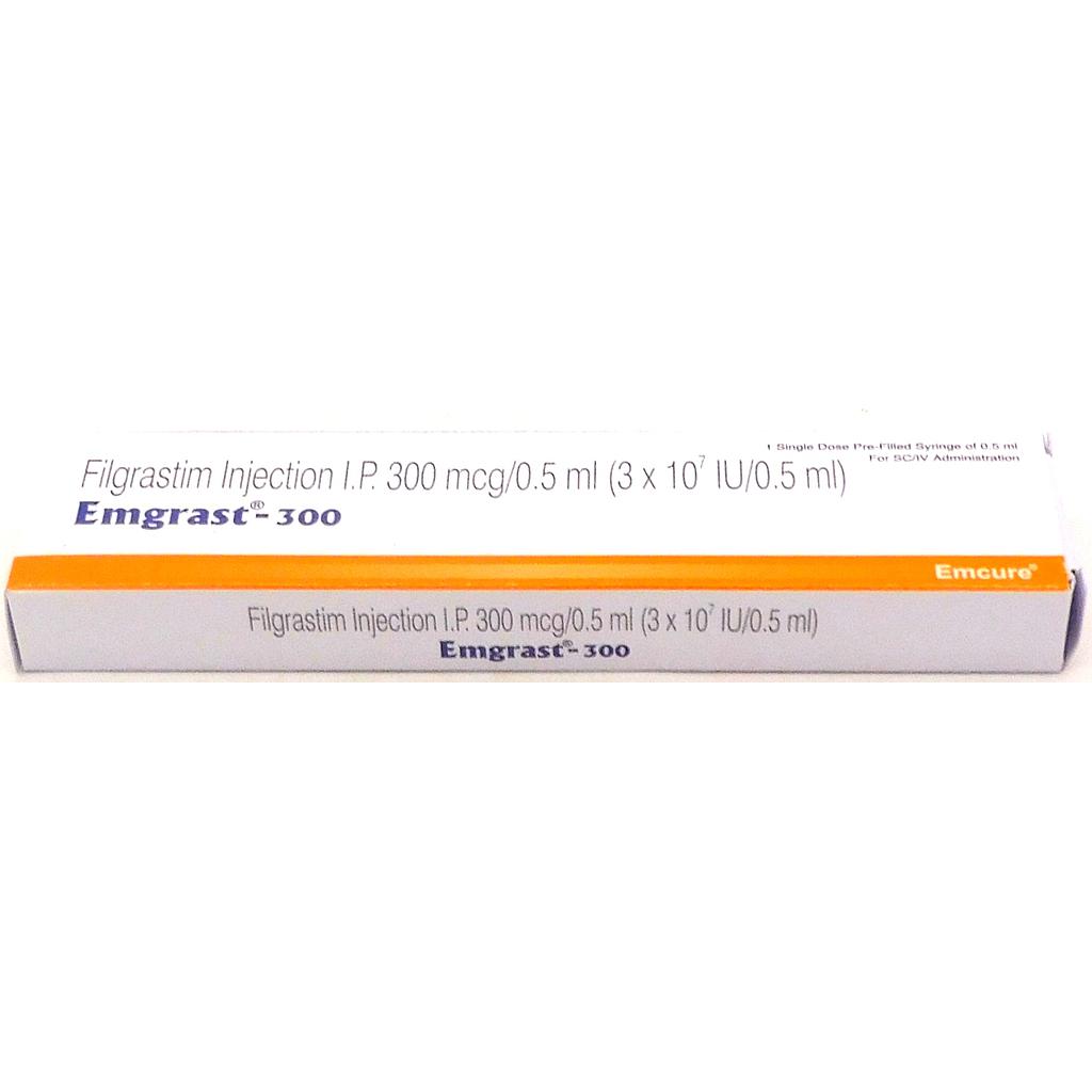 Filgrastim 300mcg Injection (Emgrast 300) 