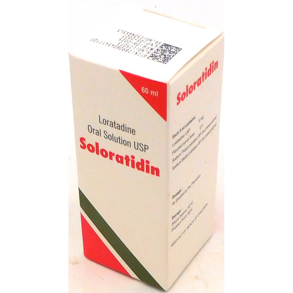 Loratidine Syrup 60ml (Soloratidin)