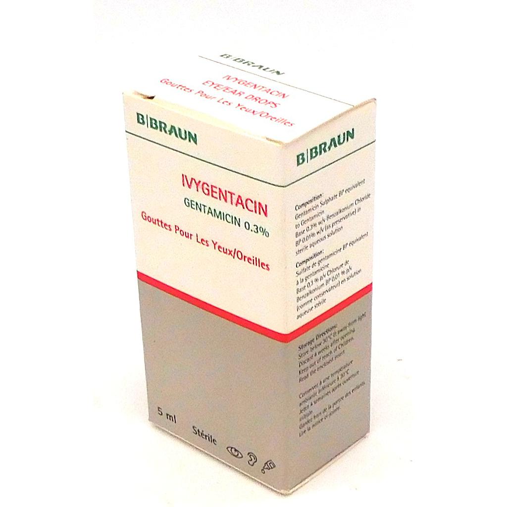 Gentamycin Eye/Ear Drops 5ml (Ivygentacin) 