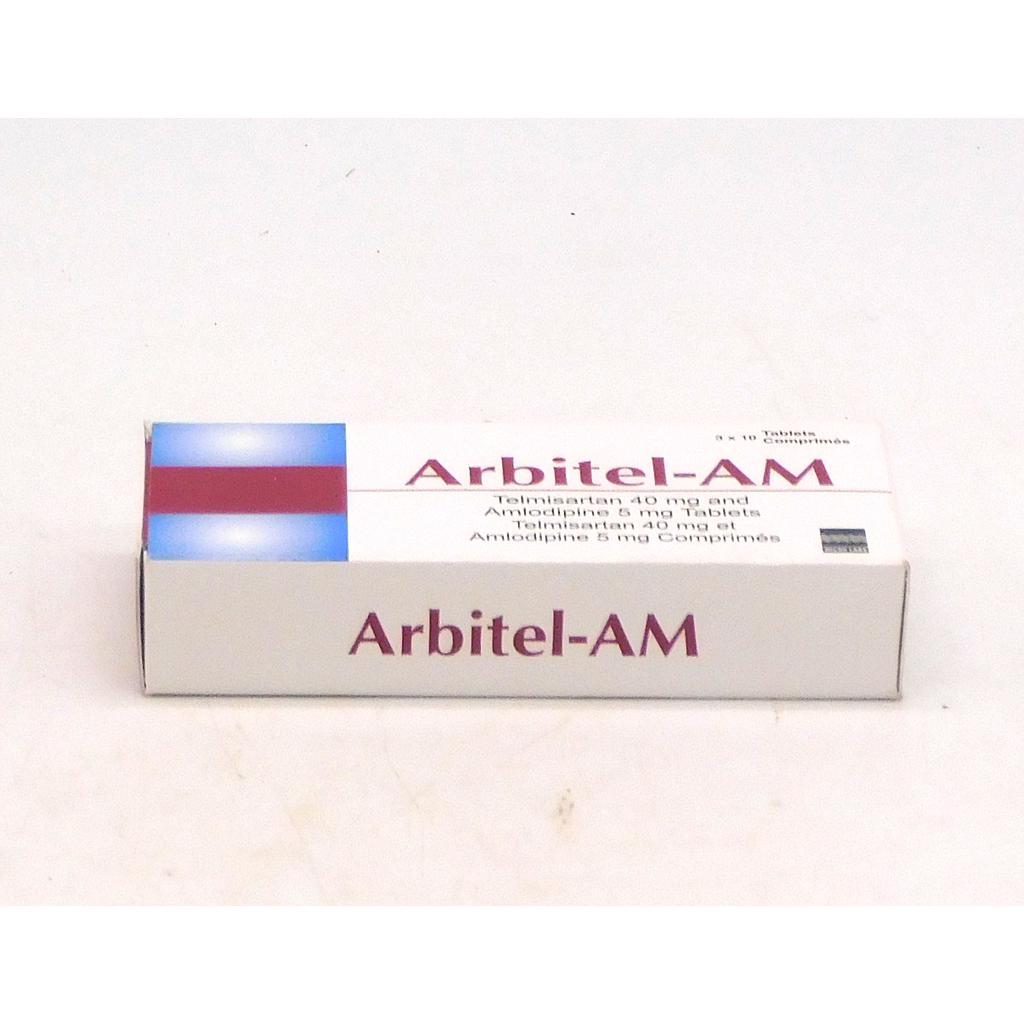 Telmisartan/Amlodipine 40mg/5mg Tablets (Arbitel-AM) 