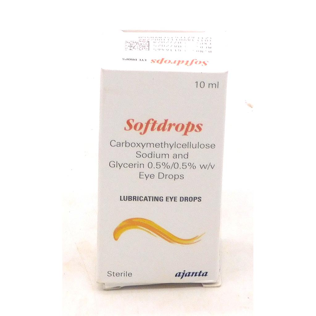 Sodium Carboxymethylcellulose/Glycerin 0.5%/0.5% w/v 10ml Eye Drops (Softdrops)