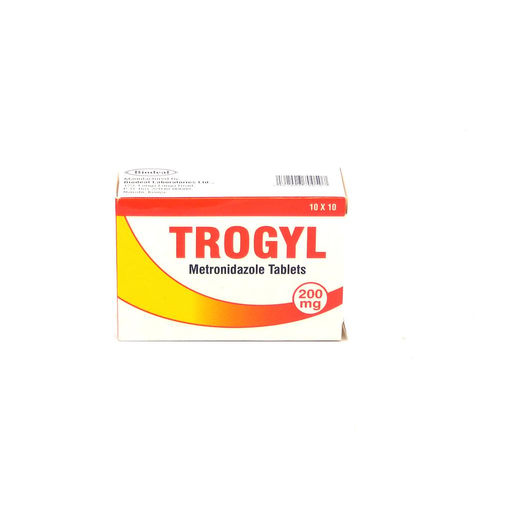 Metronidazole 200mg Coated Tablets Blister (Trogyl Coated) 