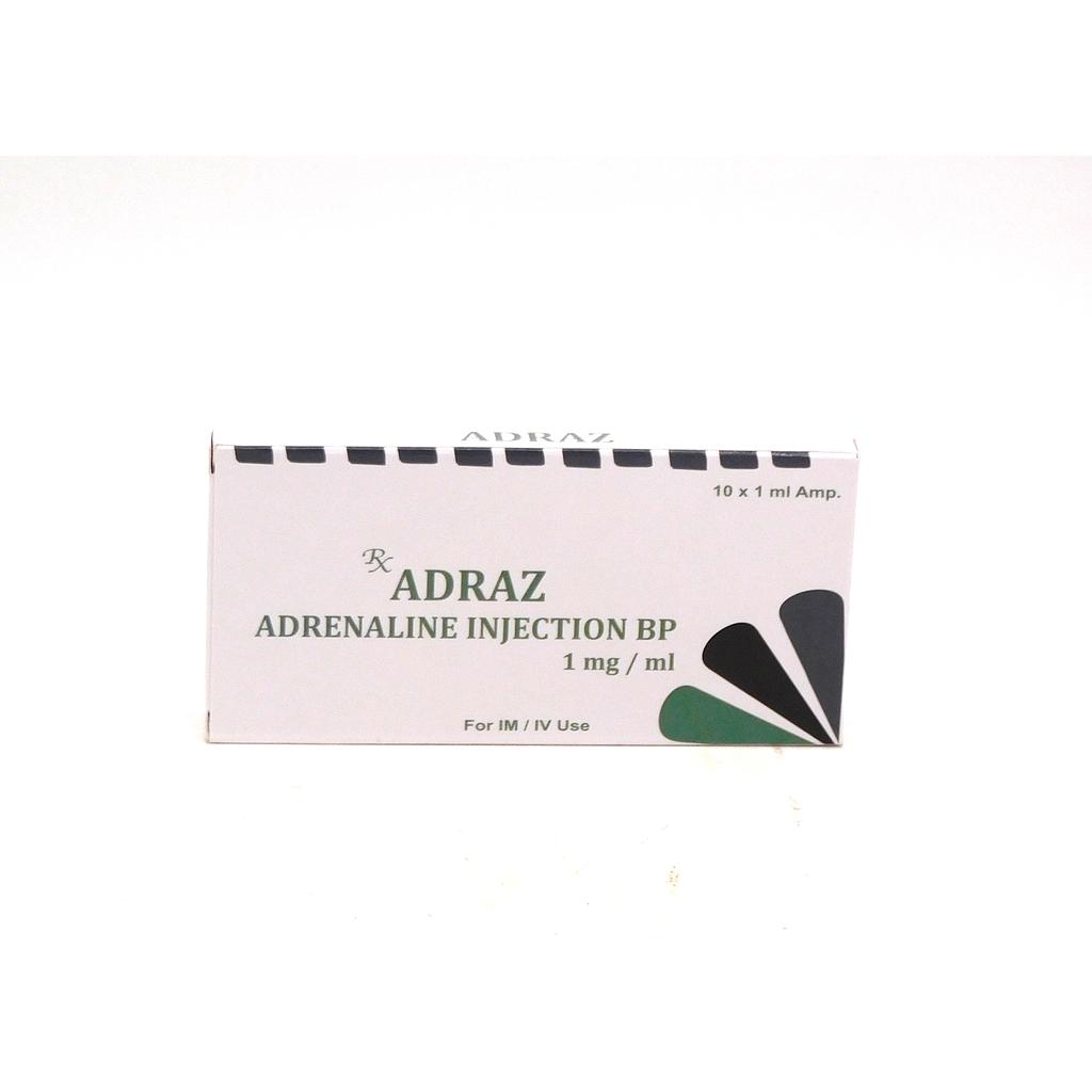 Adrenaline 1mg/ml Injection Ampoule (Adraz)