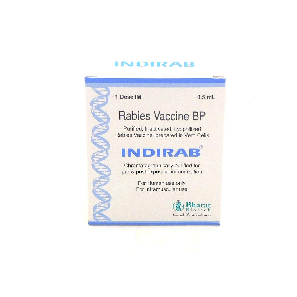 Anti Rabbies Vaccine 0.5ml Vial (Indirab)