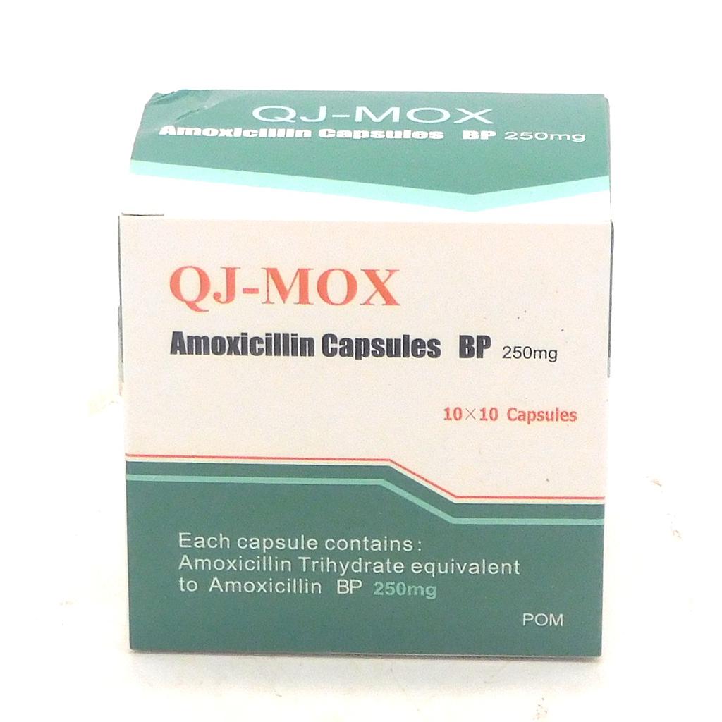 Amoxicillin 250mg Capsules (Qj-Mox)