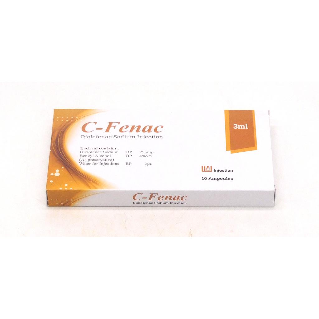Diclofenac Injection 75mg/3ml (C-Fenac)