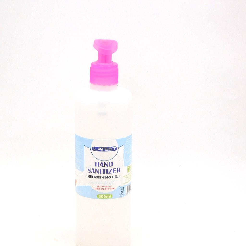 Hand Sanitizer 500ml Bottle With Pump (Latest)