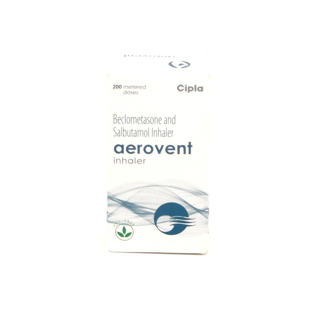 Salbutamol/Beclometasone Inhaler (Aerovent)