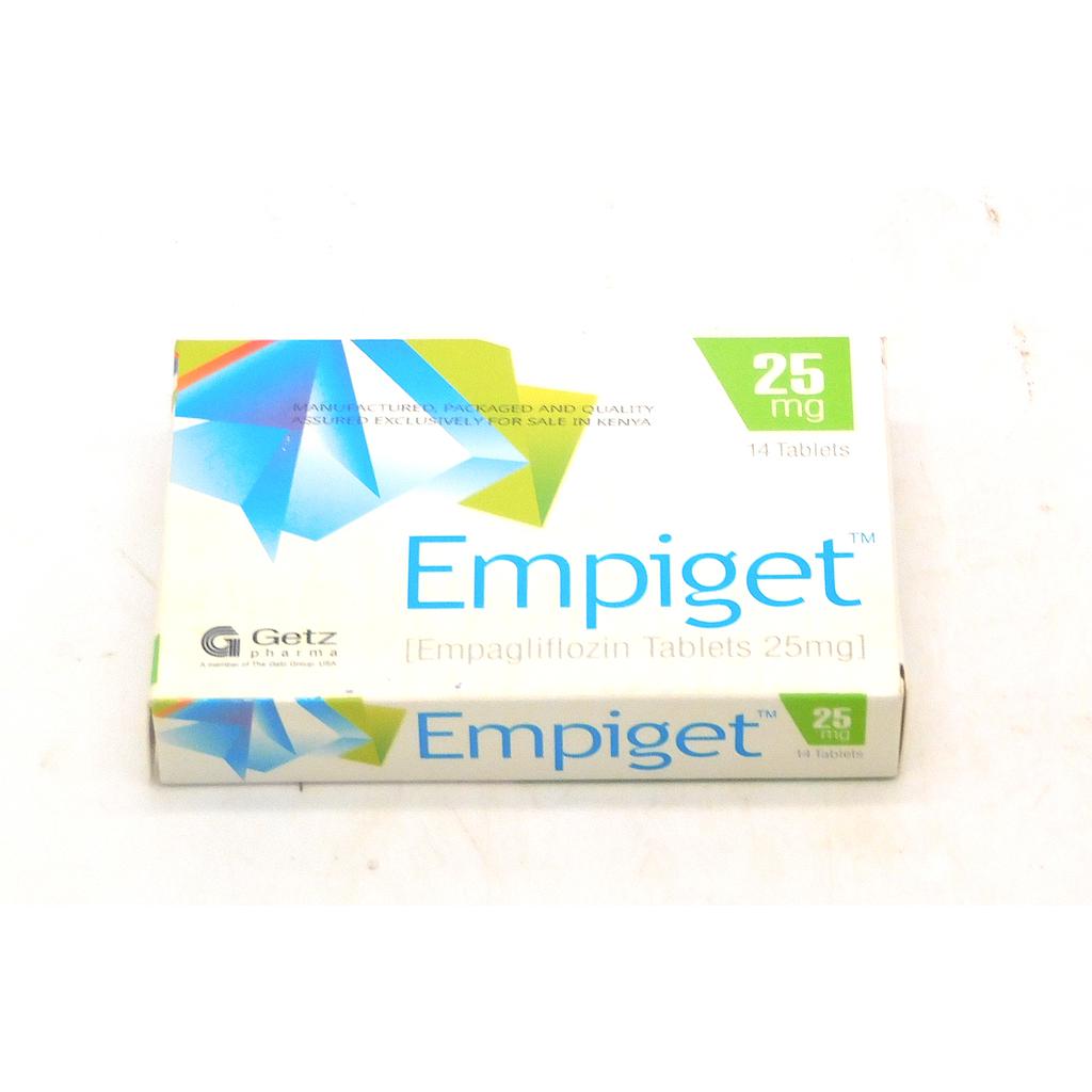Empagliflozin 25mg Tablets (Empiget)  